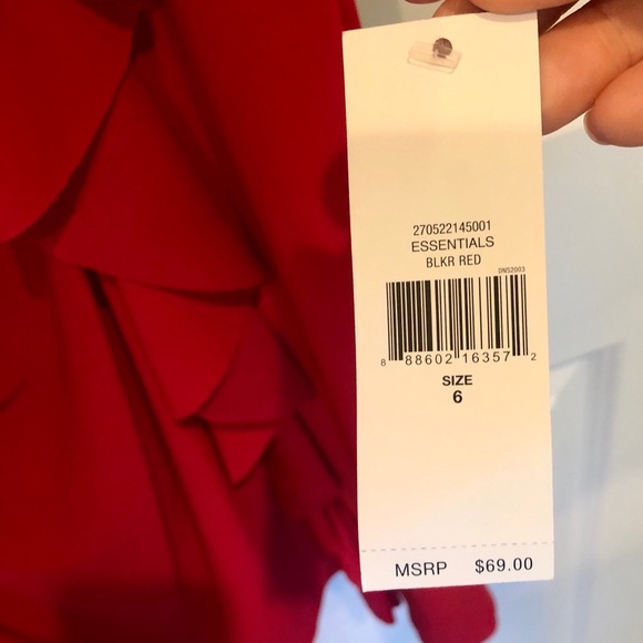 NWT AMERICAN LIVING FAUX WRAP STRETCH DRESS SZ 6 - Picture 3 of 5